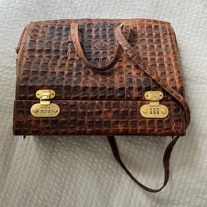 CROCODILE FENDI Vintage Doctor bag